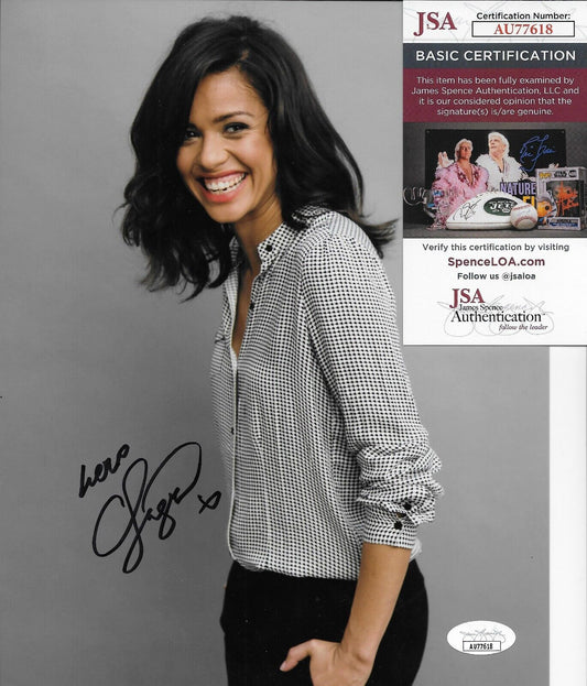 Photo autographiée 8x10 de Doctor Who signée Gugu Mbatha-Raw #2 JSA Authentication