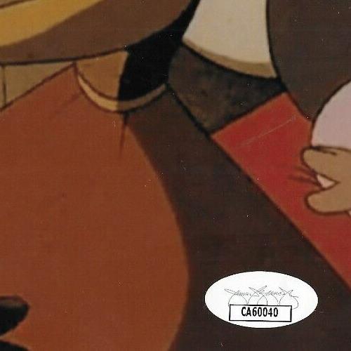 Photo signée Nehemiah Persoff An American Tail 8x10 #3 avec authentification JSA