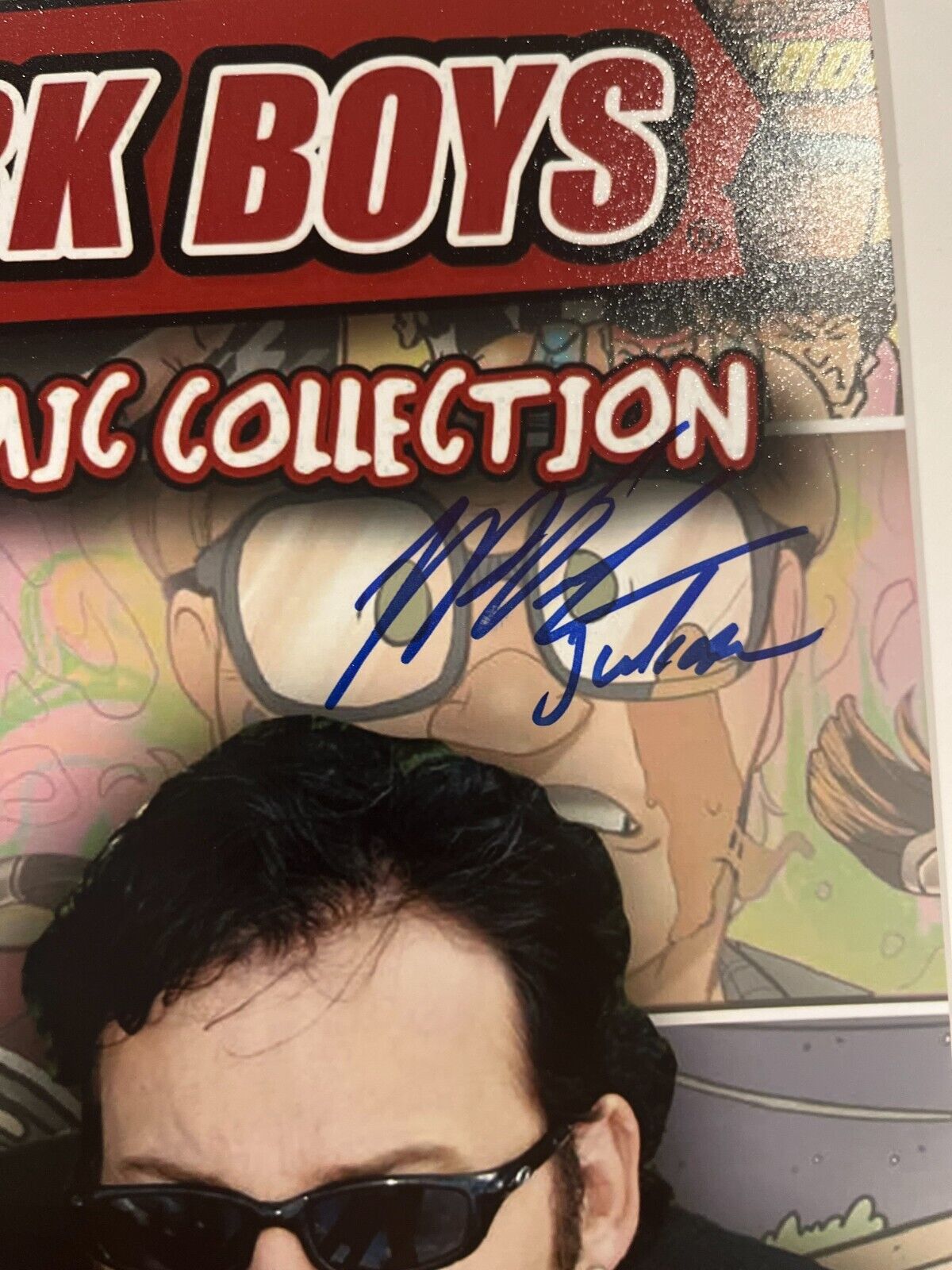 Photo signée Ricky Bubbles Julien Trailer Park Boys Acteur 12x18 JSA