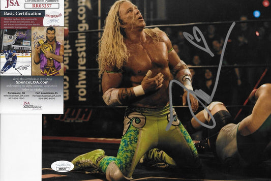 Signed Mickey Rourke The Wrestler Autographed 8x10 Photo #2 w JSA Authentication