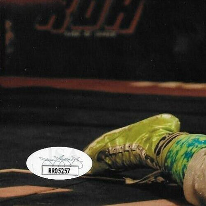 Signed Mickey Rourke The Wrestler Autographed 8x10 Photo #2 w JSA Authentication