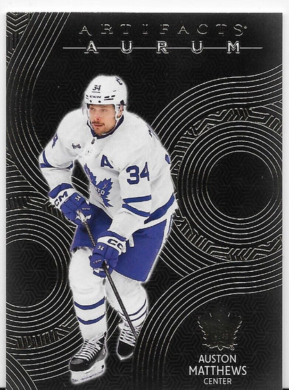 2024-25 Upper Deck Artifacts Hockey Auston Matthews Aurum unscratched  #A-AM