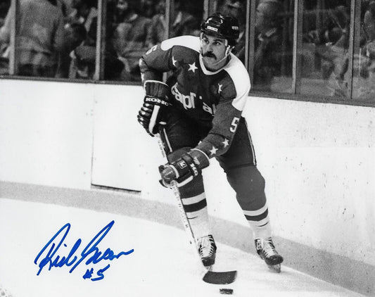 Signed Rick Green Washington Capitals Autographed 8x10 Photo #4 Private Signing
