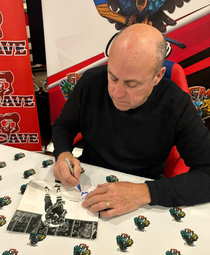 Photo autographiée 8x10 signée Rick Green Washington Capitals #4 Signature privée