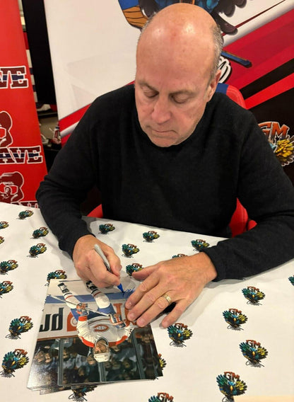 Photo autographiée 8x10 signée Rick Green Washington Capitals #4 Signature privée