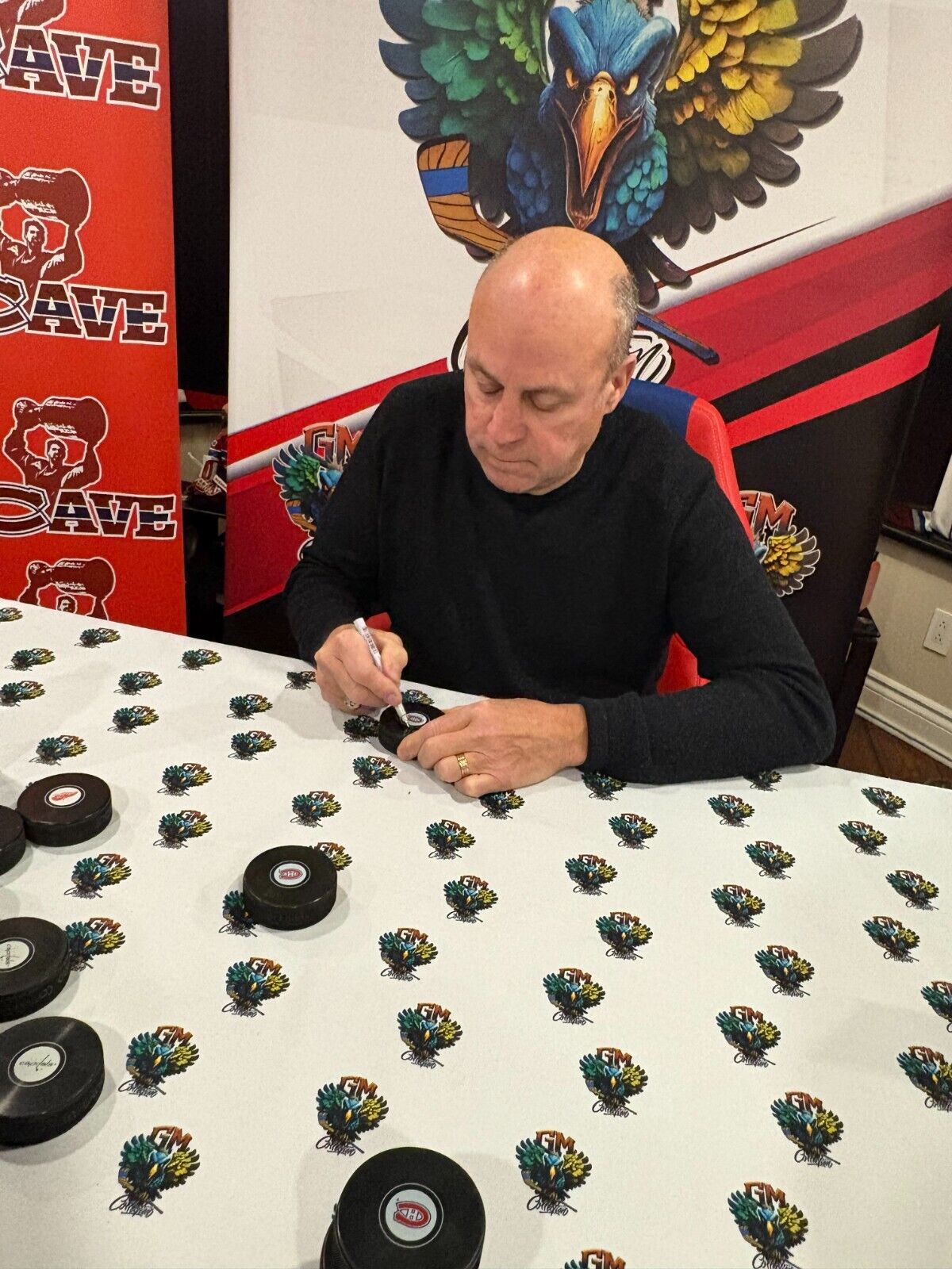 Photo autographiée 8x10 signée Rick Green Washington Capitals #4 Signature privée