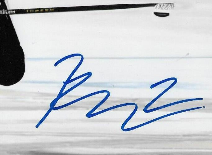 Signed Rutger McGroarty Pittsburgh Penguins Autographed 8x10 Photo #1 Original