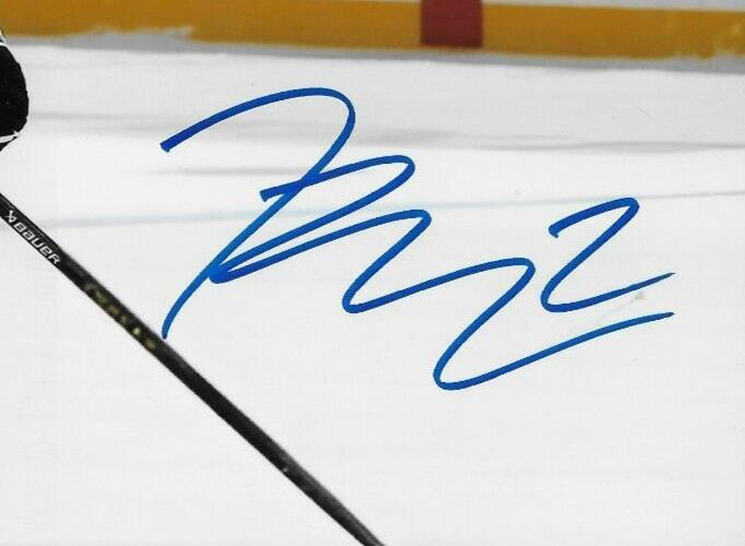 Signed Rutger McGroarty Pittsburgh Penguins Autographed 8x10 Photo #3 Original