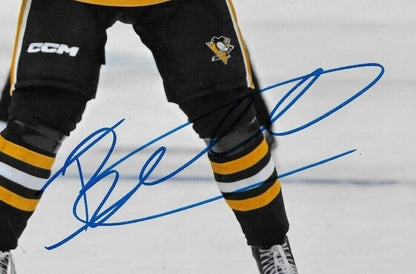 Signed Isaac Belliveau Pittsburgh Penguins Autographed 8x10 Photo #1 Original
