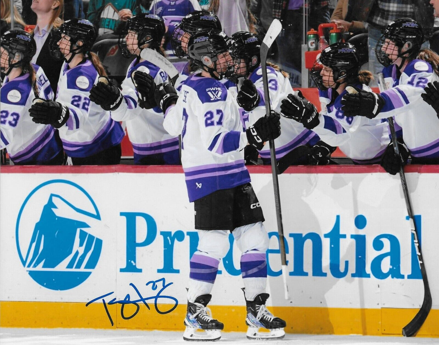 Photo originale signée Taylor Heise PWHL Minnesota Frost Team USA Hockey 8x10 #8