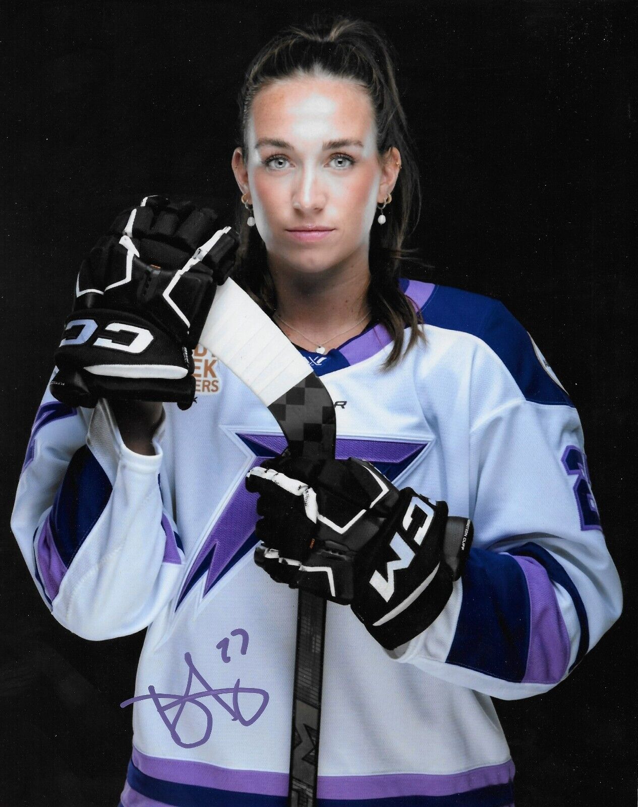 Photo originale signée Taylor Heise PWHL Minnesota Frost Team USA Hockey 8x10 #11