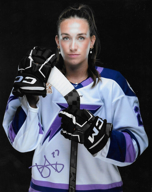 Photo originale signée Taylor Heise PWHL Minnesota Frost Team USA Hockey 8x10 #11