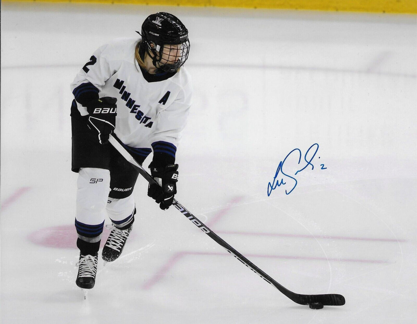 Signed Lee Stecklein PWHL Minnesota Frost Team USA Hockey 8x10 Photo #7 Original