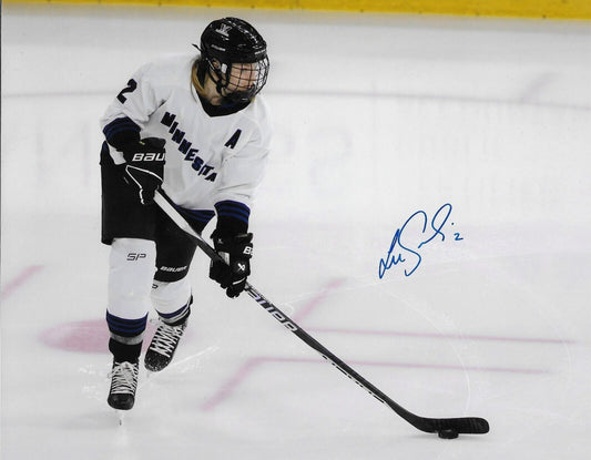 Signed Lee Stecklein PWHL Minnesota Frost Team USA Hockey 8x10 Photo #7 Original