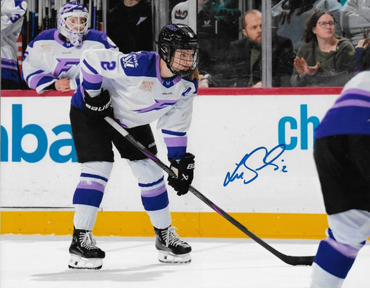 Signed Lee Stecklein PWHL Minnesota Frost Team USA Hockey 8x10 Photo 10 Original