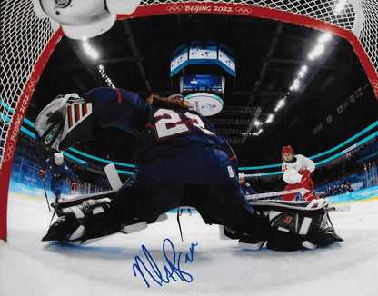 Signed Nicole Hensley PWHL Minnesota Frost USA Hockey  8x10 Photo #4 Original