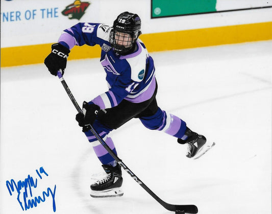 Photo 8x10 autographiée de Maggie Flaherty PWHL Minnesota Frost n°1 originale
