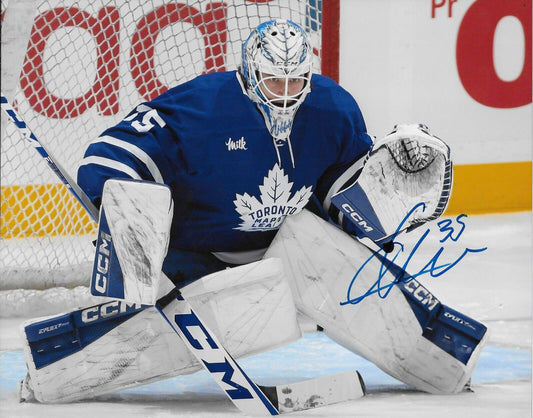 Signed Dennis Hildeby  Toronto Maple Leafs Autographed  8x10 Photo #1 Original