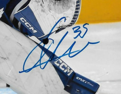 Signed Dennis Hildeby  Toronto Maple Leafs Autographed  8x10 Photo #1 Original