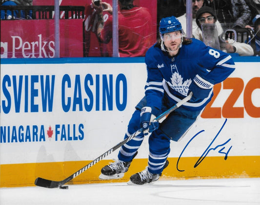 Signed Chris Tanev Toronto Maple Leafs Autographed 8x10 Photo #1 Original