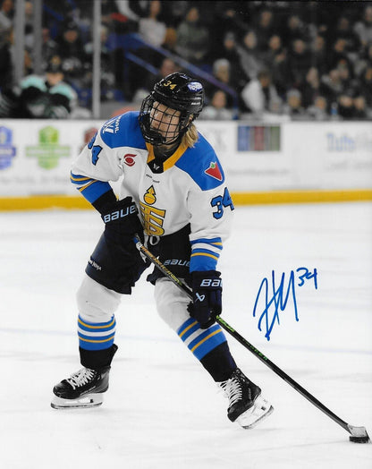 Signed Hannah Miller PWHL Toronto Sceptres Autographed 8x10 Photo #2 Original
