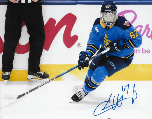Signed Emma Woods PWHL Toronto Sceptres Autographed 8x10 Photo Original