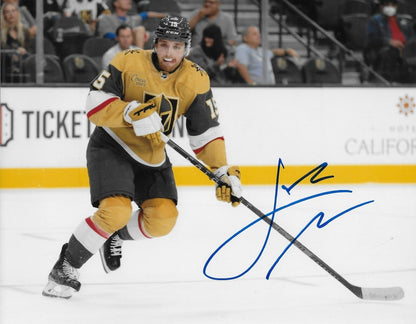 Signed Jake Leschyshyn Vegas Golden Knights Autographed 8x10 Photo #3 Original