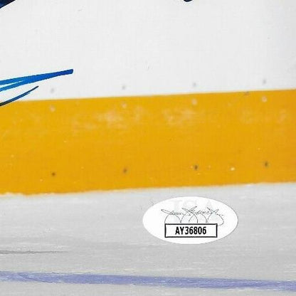 Signed Mitch Marner Toronto Maple Leafs 8x10 Photo #1 with JSA Authentication