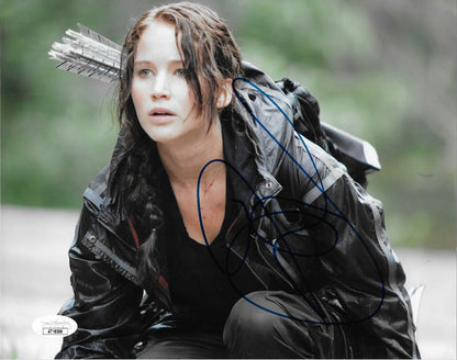 Signed Jennifer Lawrence Hunger Games 8x10 Photo #1 with JSA Authentication
