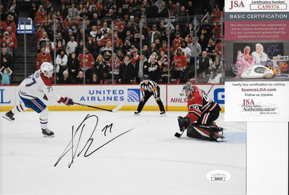 Signed Kirby Dach Montreal Canadiens 8x10 Photo #2 Original w JSA Authentication