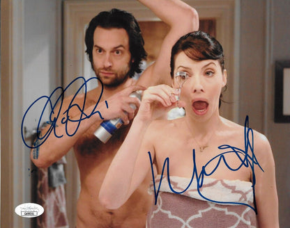 Signed Chris D'Elia Whitney Cummings Undateable 8x10 Photo #1 JSA Authentication