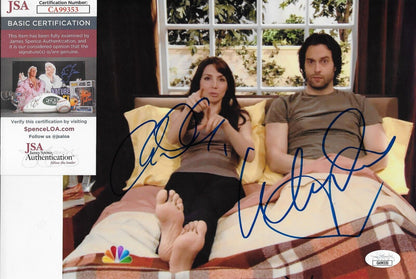 Signed Chris D'Elia Whitney Cummings Undateable 8x10 Photo #3 JSA Authentication