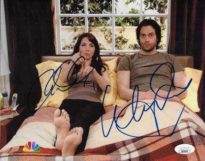 Signed Chris D'Elia Whitney Cummings Undateable 8x10 Photo #3 JSA Authentication