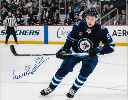 Signed Elias Salomonsson Winnipeg Jets Autographed 8x10 Photo #1 Original