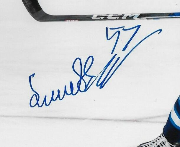 Signed Elias Salomonsson Winnipeg Jets Autographed 8x10 Photo #1 Original