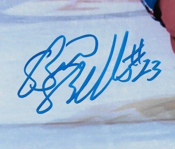 Signed Brian Bellows Montreal Canadiens Autographed 8x10 Photo #1 Original