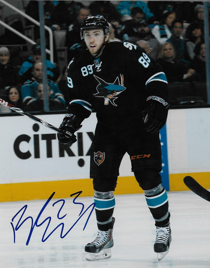 Signed Barclay Goodrow San Jose Sharks Autographed 8x10 Photo #1 Original