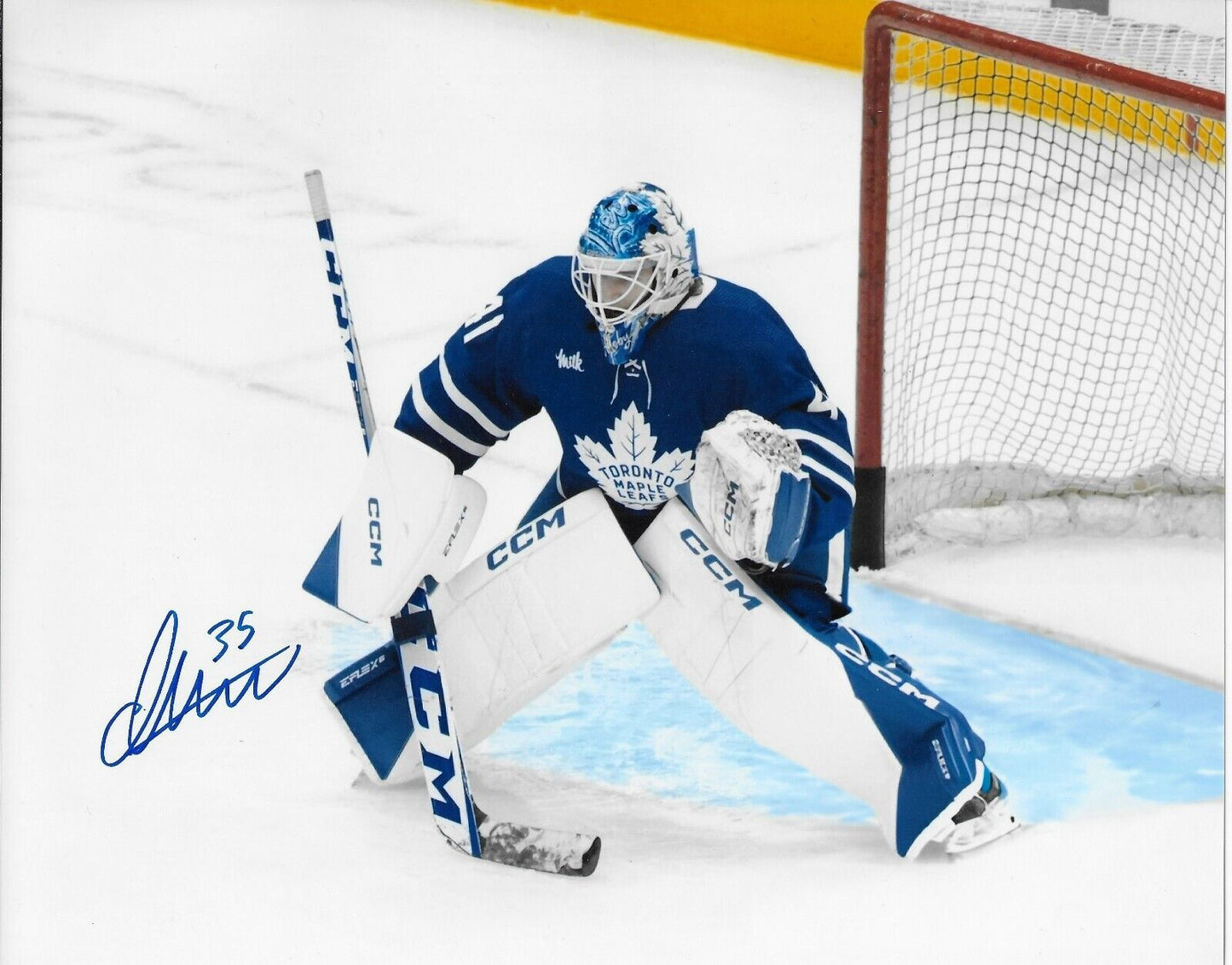 Signed Dennis Hildeby  Toronto Maple Leafs Autographed  8x10 Photo #3 Original