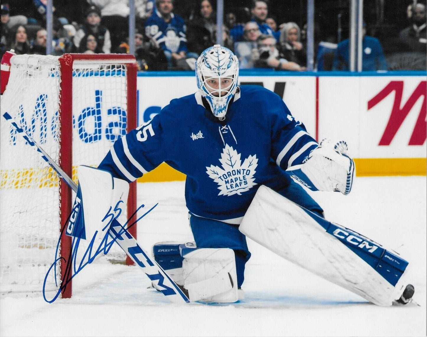 Signed Dennis Hildeby  Toronto Maple Leafs Autographed  8x10 Photo #4 Original