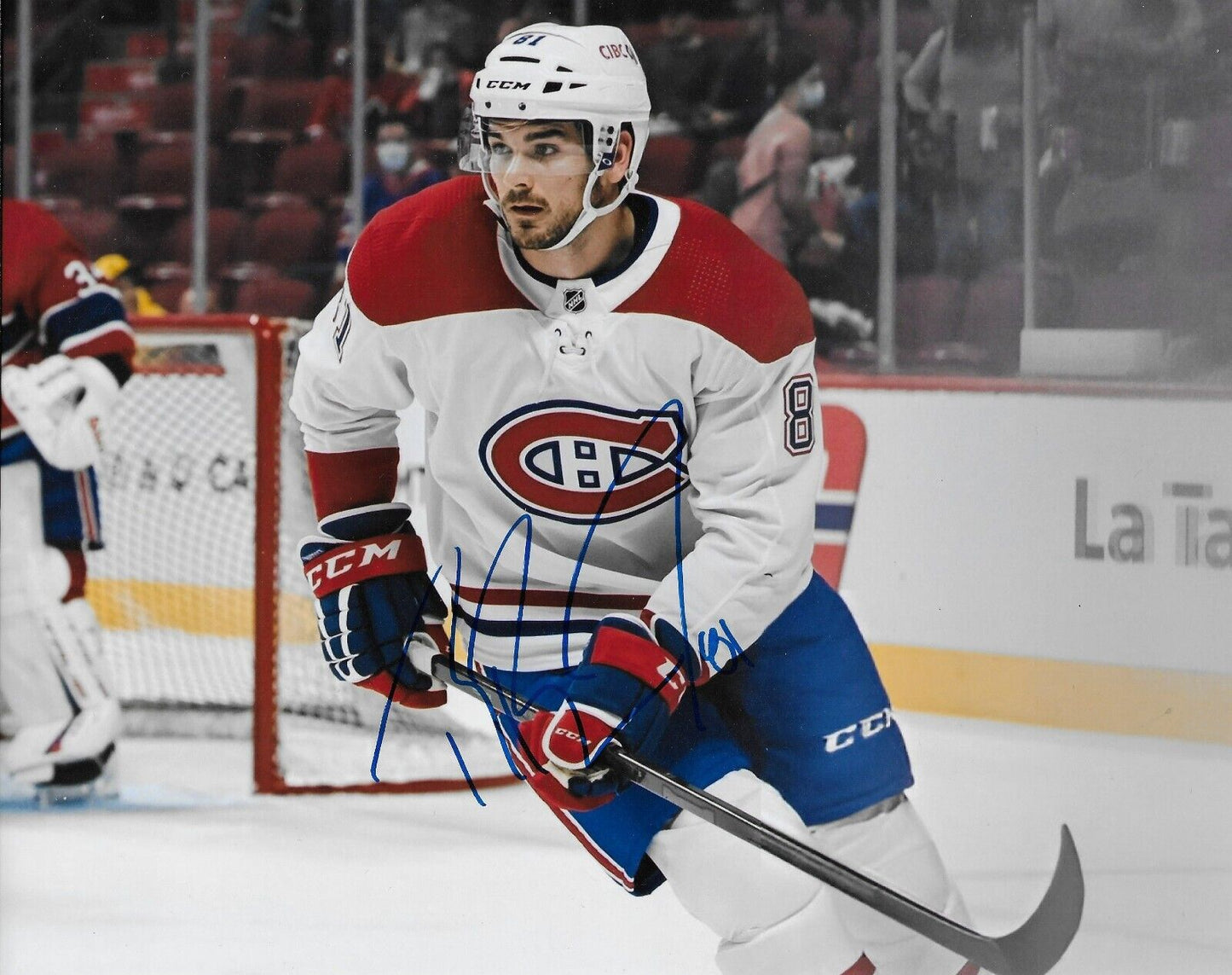 Signed Brandon Baddock Montreal Canadiens 8x10 Photo #1 Original