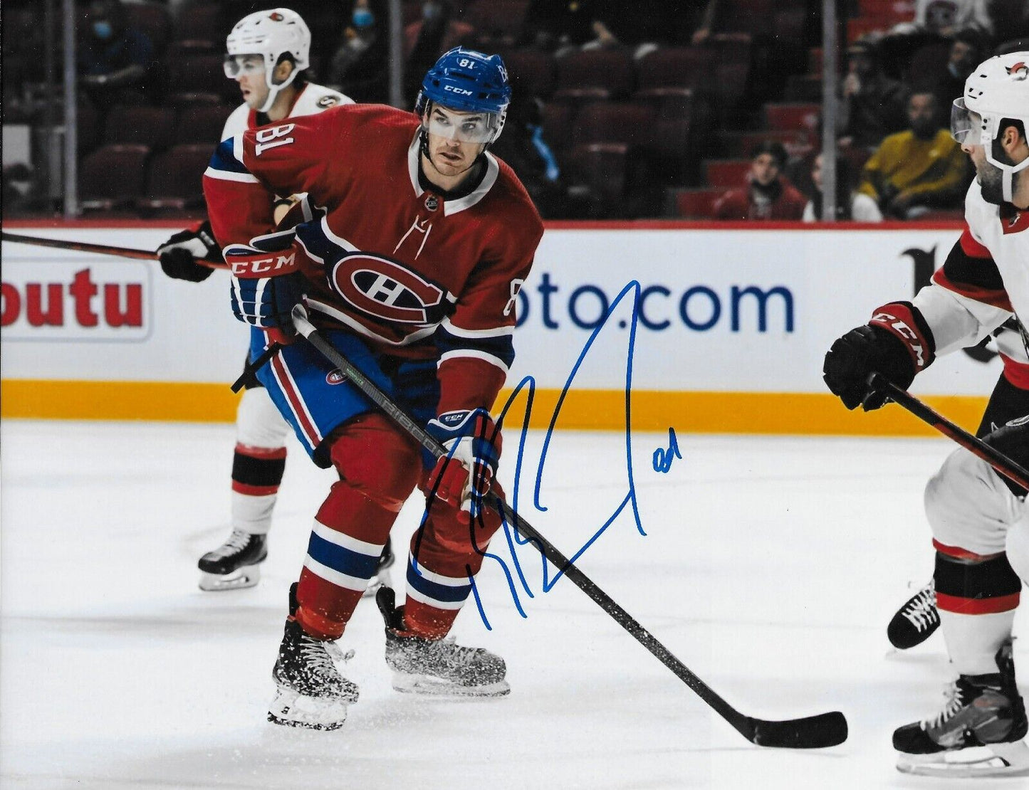 Signed Brandon Baddock Montreal Canadiens 8x10 Photo #2 Original
