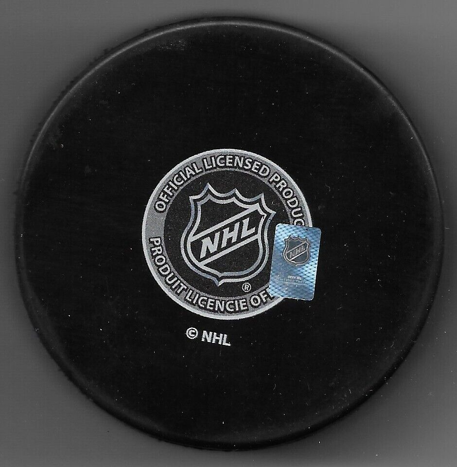 Signed Serge Savard Montreal Canadiens Puck Inscribed H of F 86 Private Signing