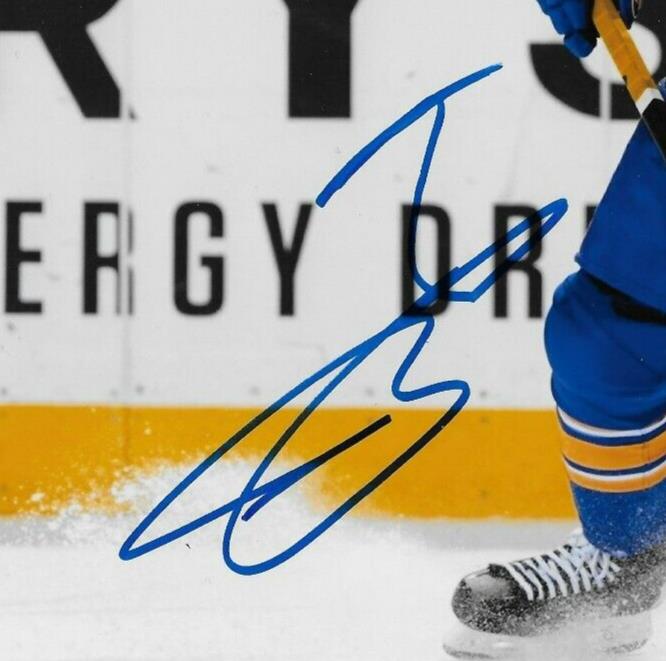 Signed Bowen Byram Buffalo Sabres Autographed 8x10 Photo #3 Original