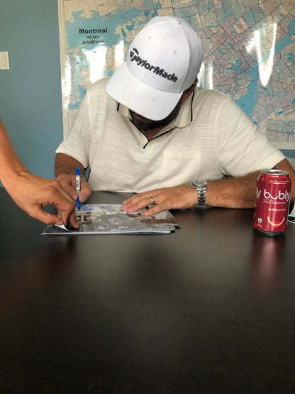 Signed Patrick Lalime Ottawa Senators Autographed Clear Acrylic Puck #2 Original