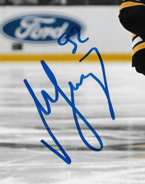 Signed Marat Khusnutdinov Boston Bruins Autographed 8x10 Photo #1 Original
