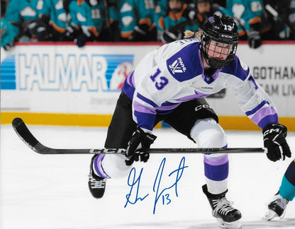 Signed Grace Zumwinkle PWHL Minnesota Frost Autographed 8x10 Photo #2 Original