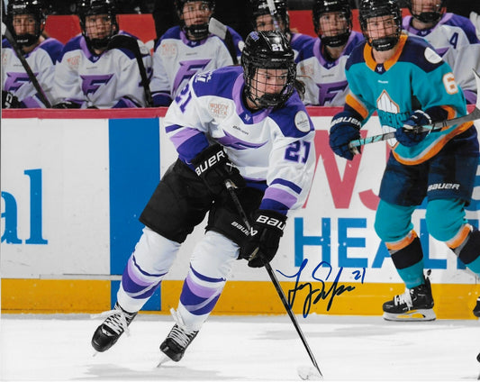 Signed Liz Schepers PWHL Minnesota Frost Autographed 8x10 Photo #1 Original