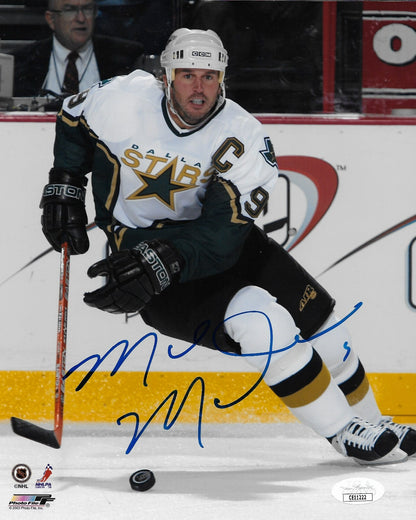 Signed Mike Modano Dallas Stars Autographed 8x10 Photo #2 w JSA Authentication