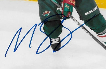 Signed Matt Boldy Minnesota Wild Autographed 8x10 Photo #1 w JSA Authentication