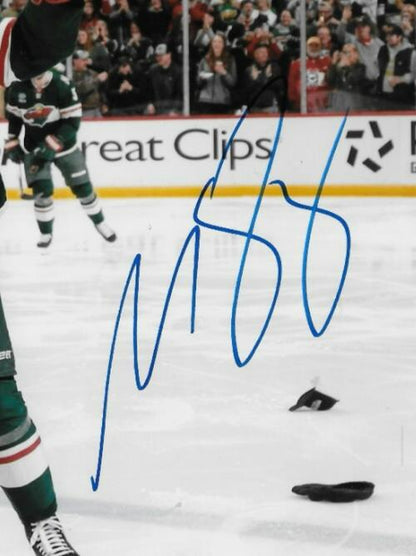 Signed Matt Boldy Minnesota Wild Autographed 8x10 Photo #2 w JSA Authentication